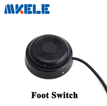MKYDT1-8017 mare precizie pe jos rotund Piciorul Împinge Switch ,Două Inline Lampă Picior Împingeți Comutatorul de Lumină de Putere Comutator de Picior
