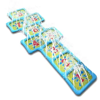 Piscină Gonflabilă Aspersoare Tampon de Apă de Vară Play Mat Piscina pentru Copii cu Tobogan Tabla de joc grădină, Curte Gazon Jocuri toy copii Adulți