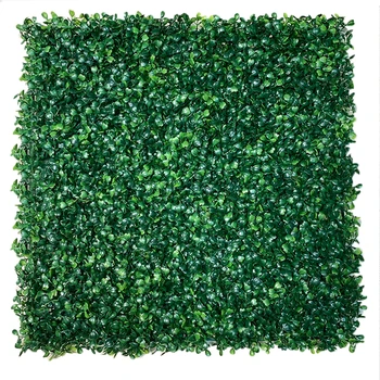 50cmx50cm Milano Flori Și Iarbă Verde Plat Planta Perete Anti Oxigen Și de protecție Solară Artificială din Plastic de Gradina Decor Acasă