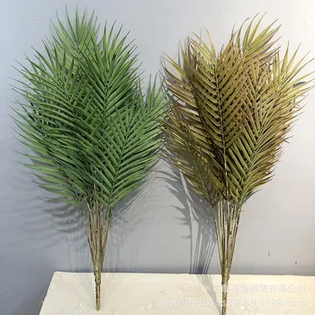 Artificiale Din Plastic Frunze De Palmier Phoenix Bambus Plante Verzi Nunta Acasă Camera De Zi Gradina De Fals Planta Tropicala Frunze Decor