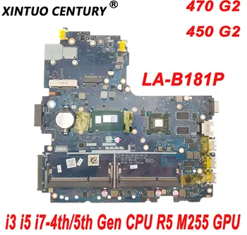 768401-001 768401-501 pentru HP Probook 470 G2 440 450 G2 G2 Laptop Placa de baza LA-B181P withi3 i5 i7 CPU R5 M255 DDR3 100% Testat