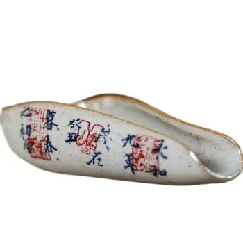 WHYOU 1bucată Ceramica Ceai Titularul Lingura de Mână PaintedSpare de Afaceri Accesorii de Inalta Calitate-Portelan Cadou Tacamuri