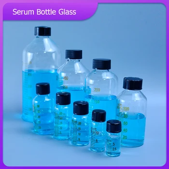 Ser de sticlă sticla sticla de reactiv proba de sticlă sticlărie de laborator cu scară,capacitate 5/10/15/20/25/50/100/150/200/250/500/1000ml