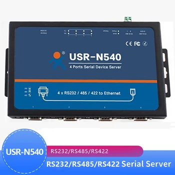 USR-N540 4 porturi Seriale RS232 RS422 RS485 Ethernet TCP/IP Converter server de dispozitiv Modbus RTU pentru TCP pentru automatizari industriale