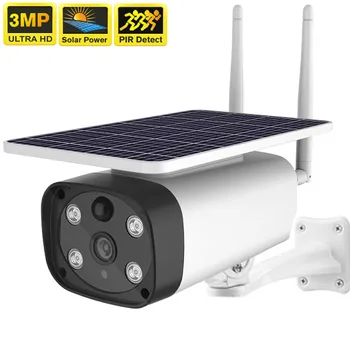 HD Wireless Solar 4G WiFi aparat de Fotografiat în aer liber Protecție de Securitate Smart Home de Supraveghere CCTV Kamera 3MP Glonț Monitor Video IP Cam