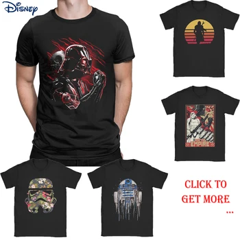 Disney Mânia Lui Darth Vader Barbati tricouri Haioase Tricou Unisex Maneca Scurta Echipajul Gât T-Shirt din Bumbac 100% Haine