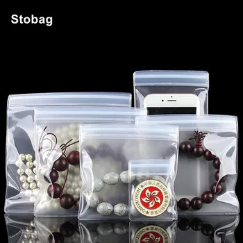 StoBag 30 Fire EVA Îngroșa Plastic Transparent Genti Cadou Butoane de Bijuterii de Ambalare Depozitare Decor de Dimensiuni Mici Utilizarea Acasă