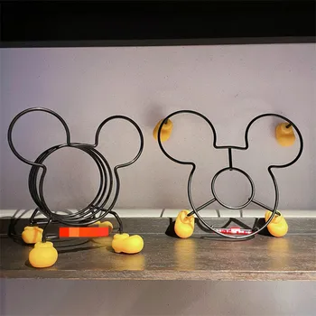 Vasul suport placă Mickey raft rack de bucatarie desene animate forma de izolare rack de podea bucătărie raft raft pentru vase