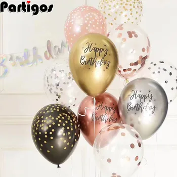 10/20buc la mulți ani Balon Latex Baloane Gonflabile Petrecerea de Ziua Decor Baloane anniversaire