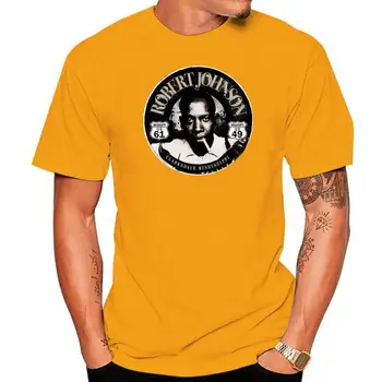 Robert Johnson Chitara Blues Răscruce Diavolul Imprimate T-Shirt 9094 Harajuku Hip Hop Tricou