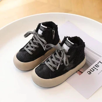 Copii Pantofi Casual Adidasi Fete 2022 Noi de Iarna din Bumbac pentru Copii Pantofi pentru Baieti de Înaltă Calitate de Student Adidasi Casual Zapatos