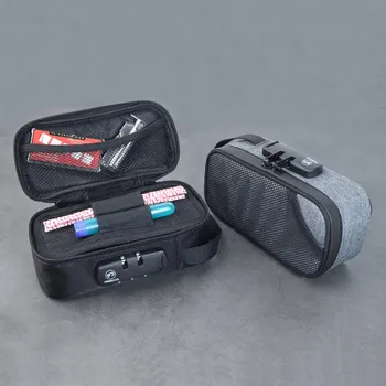 Portabil Miros Dovada Pungi de Tutun Țigară Țeavă Deodorant Husă de Depozitare Acasă Gadget-uri Pachet Zip Bărbați Călătorie Parola Organizator