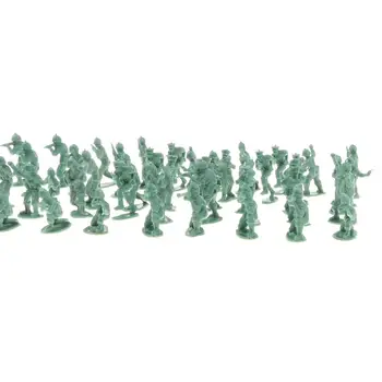 Pachet de 100 buc Mini Armata Set de Bază Accesoriu - 2cm Soldați de Jucărie Figurine Model Colectia pentru Copii -Armata Verde