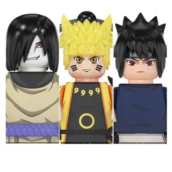 Naruto Figura Blocuri Uzumaki Boruto Mitsuki Gaara Namikaze Minato Tobirama Acțiune Figura Accesorii Pentru Copii