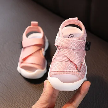 Sandale pentru copii Copilul Nou-născut Băieți Fete de Moda de Vară Moale Crib Pantofi Prima Walker Anti-Alunecare, Sandale Pantofi Pantofi de Copil