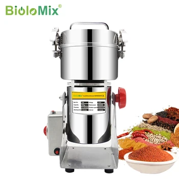BioloMix 700g Boabe de Condimente Hebals Cereale Cafea Hrana Uscata Polizor Mill Mașină de Rectificat Moară de Făină Praf de concasor