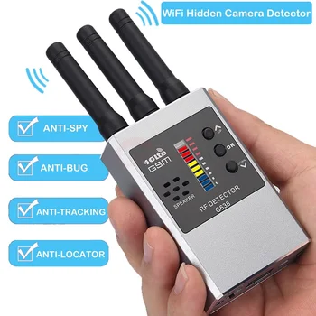 RF Detector de Semnal Wifi Camera Ascunsa Finder Anti-Spy Asculta Sweeper Bug-uri Telefon Mobil Wireless Dispozitiv de Ascultare GPS Tracker