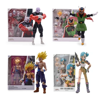 Anime Dragon Ball Z Goku, Gohan, Bulma Jiren SHF Cifrele de Acțiune Super Saiyan de Colectie Model PVC Papusa Cadouri pentru Copii