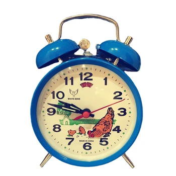 Tare de Metal Mecanice Ceas cu Alarmă Copii Ceas Bell Pui Ceas Vintage Ceas de Birou Ciugulit Orez Ceasuri de Idei de Cadouri