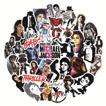Celebrul Cântăreț Michael Jackson Autocolante Pentru Masina Laptop Telefon De Papetărie Decor Decalcomanii De Vinil Rezistent La Apa Graffiti Autocolant Fanii Cadouri