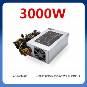Noi Miner PSU Pentru Lianli 90plus Aur Server Multiple placa Video de Alimentare 3000W Miniere de Alimentare LL3000FC LL3000W