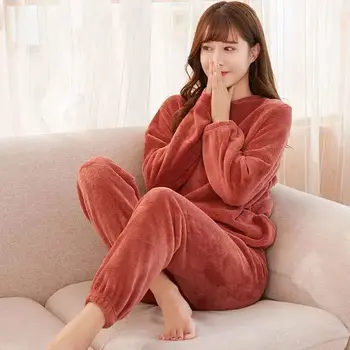 2022 Primăvară Noua Moda Confortabil Casual Pijamale Femei Zână Pantaloni Cald Homewear Set De Lux Stil Simplu Haine De Moda