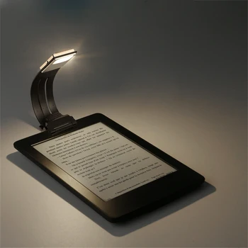 LED-uri portabile de Lectură Carte Lumină Cu Detasabila Flexibil Clip USB Reîncărcabilă Lampă Pentru Kindle EBook Cititorilor Lectură Clip Lumina
