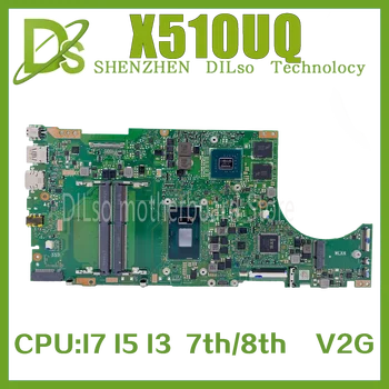 KEFU X510UNR Placa de baza Pentru X510UF X510UN X510UQ S5100UR S5100U Laptop Placa de baza W/I3 I5 I7-6/7 930MX/940MX/MX150 100% de Testare