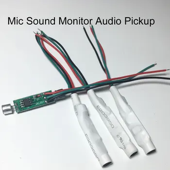 2 buc Mini CCTV Audio Microfon Microfon cu Cablu cablu pentru Sistemul de Securitate Camera DVR