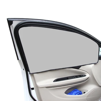 Universal Auto Parasolar Magnetic Plasă de Cortina 80*50cm Parasolar Umbra Respirabil Și Anti-Soare direct Mașină Fereastră Perdea Acoperi 4buc