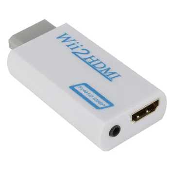 Wii la TELEVIZOR compatibil HDMI Converter Full HD 1080P Joc Adaptor Wii2HD Video Audio Converter Pentru Monitor TV Laptop Proiector