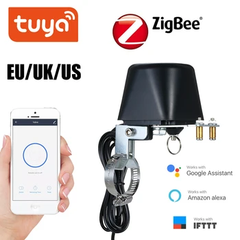 Tuya ZigBee Wireless Inteligent De Control De Gaz Supapă De Apă Inteligent De Control Acasă De Automatizare Ventil Pentru Gaz De Lucru Cu Alexa,Google Asistent