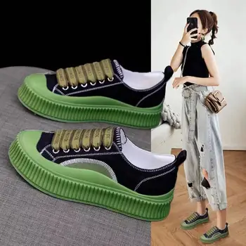 Fierbinte Panza pantofi de sex feminin de vara noi fund gros pantofi albi de studenți de sex feminin coreeană versiunea de Joker pantofi de sex feminin
