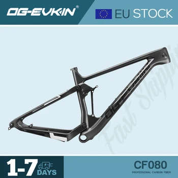 OG-EVKIN Carbon Suspensie Biciclete MTB Cadru 29er 2.35 Anvelope Susper Lumina BSA Munte Frameset stimula Suspensiei 148 x 12mmmm