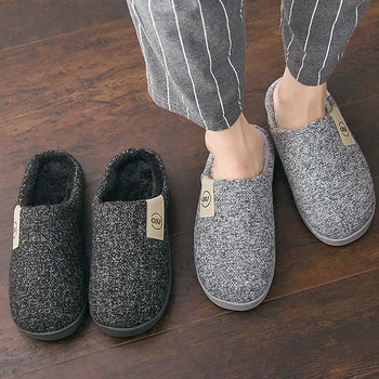 Femei Barbati Papuci Cald Iarna Plus Niște Băieți Fete De Casa Din Bumbac Pantofi Cu Toc Plat Acasa Interior Dormitor Faux Blana Diapozitive