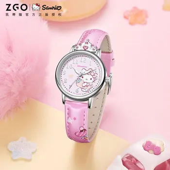 Sanrio Originale Femei Cuarț Ceas De Mână Diamant Ceasuri Rezistente La Apa Moda Hello Kitty Accesorios Fata Aniversari Cadouri Drăguț