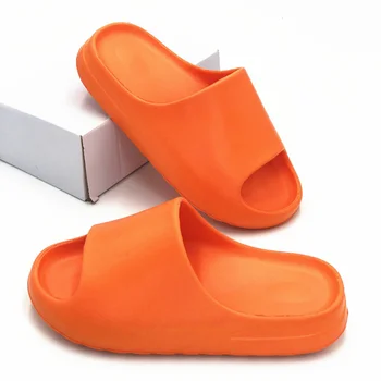 2022 Bărbați/femei de Vară Diapozitive Respirabil Cool Sandale de Plaja, Flip-Flops Gură de Pește Bărbați Papuci de casă Usoare Os Alb Plus