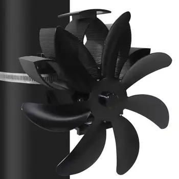 Soba De Lemn Fan Non-Semineu Electric Ventilator 7 Lama Ventilator Pentru Semineu Pe Lemne Soba Pe Lemne Accesorii Liniștită