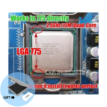 intel Xeon L5420 2.5 GHz 12M 1333Mhz CPU egal cu Core 2 Quad Q9300 CPU funcționează pe placa de baza LGA775