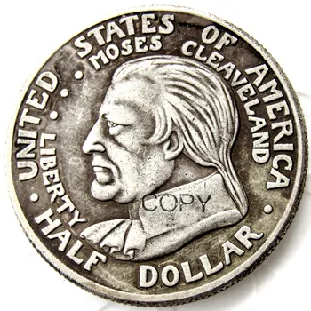 Statele UNITE ale americii 1936 Cleveland Centenar Comemorativ Jumătate de Dolar de Argint Placat cu Copia Fisei