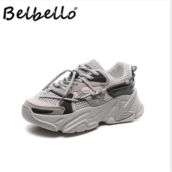 Belbello Toamna stil nou Respirabil elevii versatil adidas Simplitate Femei Pantofi sport de Agrement stil
