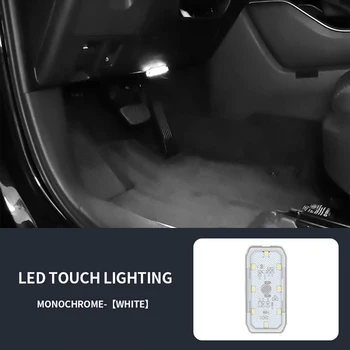 Mini Magnetice Auto Lampă de Tavan cu LED-uri Touch Lumini Lumina Citire USB Wireless Acoperiș, Plafon Lămpi de Lectură pentru Usa de Picior Portbagaj