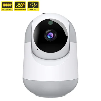 HD Wireless IP Camera WiFi Inteligent Acasă CCTV 360 PTZ Auto de Urmărire camerele de Supraveghere de Protecție de Securitate Interioară 1080P Copilul Kamera
