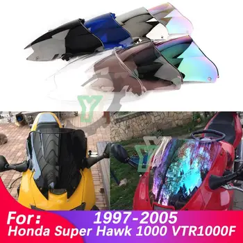 VTR 1000 F Cafe racer Motocicleta Parbriz Windscree Deflector de Vânt Pentru Honda Super Hawk VTR1000F VTR 1000F 1997-2004 2005