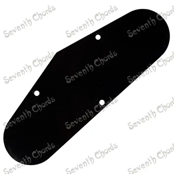 Plastic negru Cavitatea Acopere Spatele Plăcii de Cabluri BackPlate Pentru Chitara Bas Replacemen - HC-1003