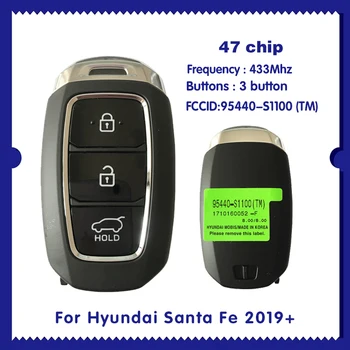 Pentru Hyundai Santa Fe 2019+ Telecomanda Cheie Inteligentă 47chip 433Mhz FOB 95440-S1100 (TM) CN020085