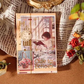 30 Coli/Set Echo Melodii Serie Carte Poștală Europeană Retro Pictură În Ulei De Artă Mesaj De Salut Carduri Cadou Card