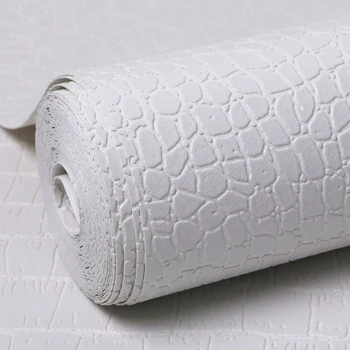 De lux Nordic Model Crocodil Alb Tapet 3D Faux din Piele Rola Tapet rezistent la apa Living Home Decor de Perete de Hârtie
