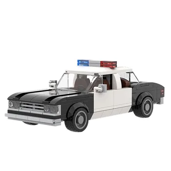MOC-22397 Die Hard 1979 LAPD Chevrolet Impala Mașină de Poliție Blocuri Kituri DIY Cărămizi Jucarii Copii Acasă Decorare cel Mai frumos Cadou