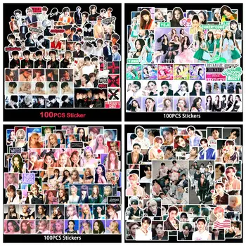 Kpop Fashion Group Straykids ITZY Aespa Autocolant carte Poștală Noul Album Kawaii Idol Carduri Printuri Foto Imagini Fanii Cadou Autocolant